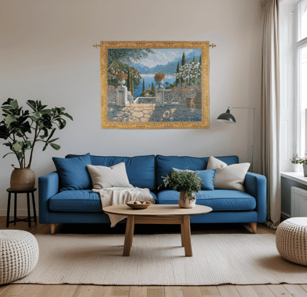 Italian Terrace Como Loom Woven Tapestry - 132 x 165 cm (4'4