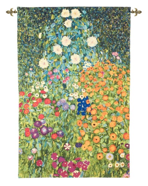 Klimt Spring Flowers Tapestry - 142 x 92 cm (4’8” x 3’0”) - Requires Rod Size 3