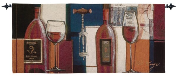 Vin Rouge Loom Woven Tapestry - 58 x 134 cm (1'11