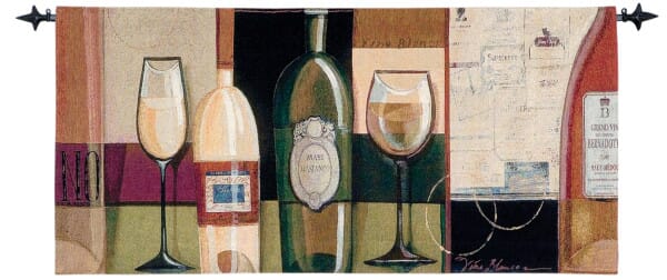 Vin Blanc Loom Woven Tapestry - 58 x 134 cm (1'11