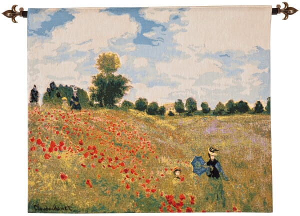 Poppyfields Loom Woven Tapestry - 3 Sizes Available