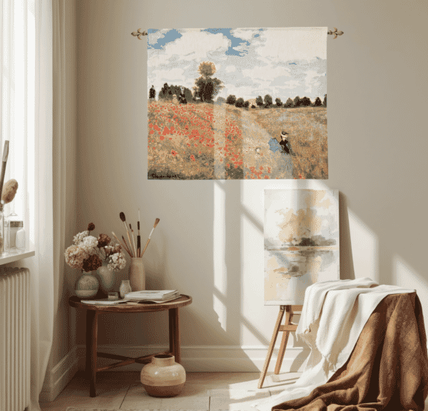 Poppyfields Loom Woven Tapestry - 3 Sizes Available