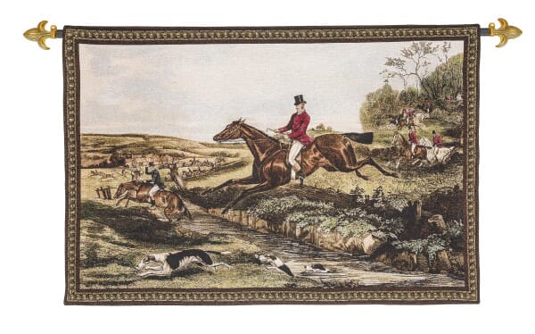 Full Cry Loom Woven Tapestry - 85 x 125 cm (2'8