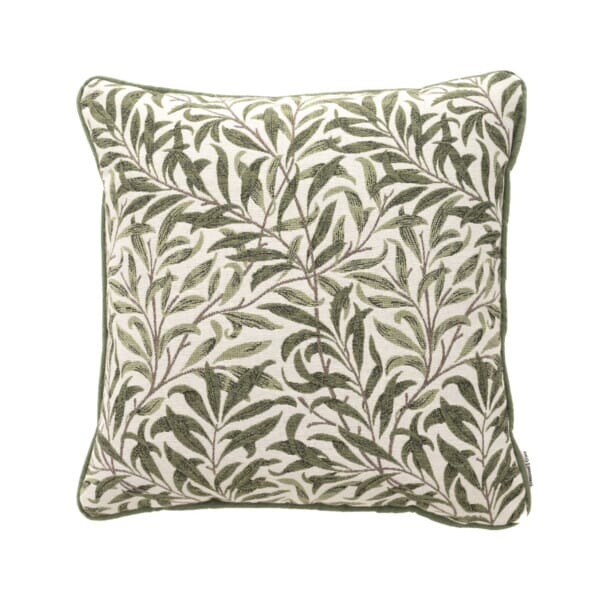 Pair of Willow Bough Regular Piped Woven Outdoor Cushions - 42 x 42 cm (17