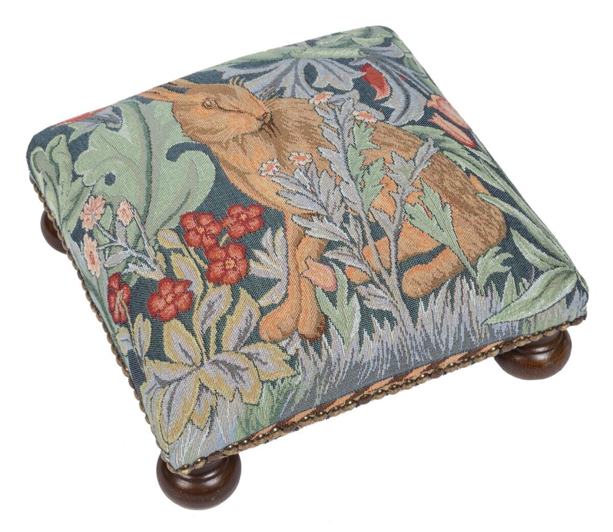 Tapestry footstool top