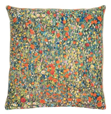 Klimt Poppyfield Tapestry Cushion - 46x46cm (18"x18")