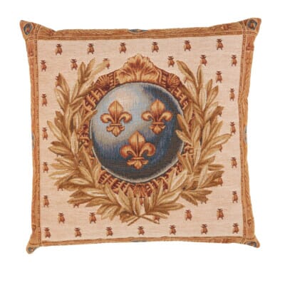 Empire Fleur de Lys Woolblend Tapestry Cushion - 46x46cm (18"x18")