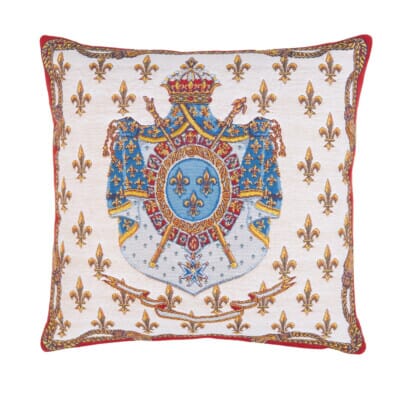 Royal Coat of Arms Tapestry Cushion - 46 x 46cm