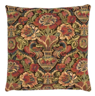 Vase & Birds Tapestry Cushion - 46x46cm (18"x18")