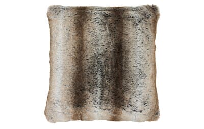 Stag Faux Fur Cushion with Linen back - 45x45cm (18"x18")