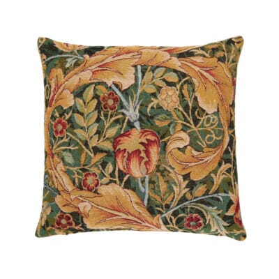 Acanthus Swirl I Woolblend Tapestry Cushion - 46x46cm (18"x18")