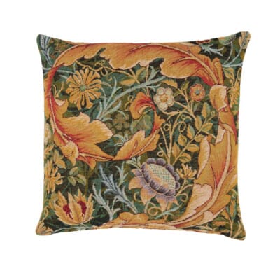 Acanthus Swirl II Woolblend Tapestry Cushion - 46x46cm (18"x18")