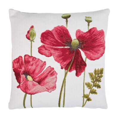 Wild Poppies I Tapestry Cushion - 46 x 46cm