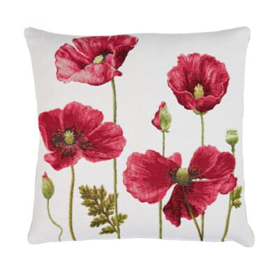 Wild Poppies II Tapestry Cushion - 46 x 46cm