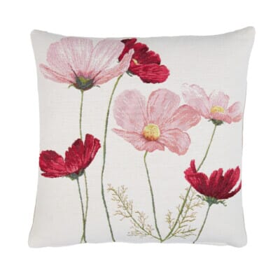 Summer Cosmos II Tapestry Cushion - 46 x 46cm