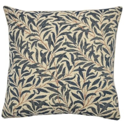Willow Bough Blue Tapestry Cushion - 46x46cm (18"x18")