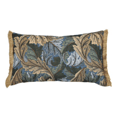 Acanthus Leaves - Spring Tapestry Cushion with Feather Filler - 33x55cm (13”x22”)