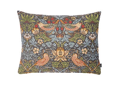 Strawberry Thief Slate Tapestry Cushion - 33x46cm (15"x18")
