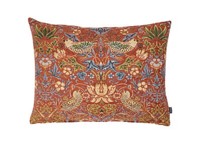 Strawberry Thief Rust Tapestry Cushion - 33x46cm (15"x18")