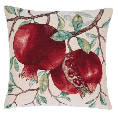 Pomegranates Woven Cushion - 42x42cm (17"x17")
