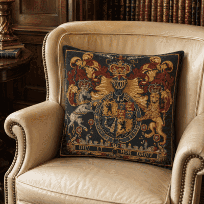 Stuart Crest Tapestry Cushion - 46x46cm (18"x18")