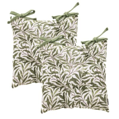 Willow Bough Woven Outdoor Seat Cushions - Set of 2 - 40 x 40 cm (16" x 16")