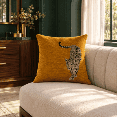 Saffron II Tapestry Chenille Cushion - 46x46cm (18"x18")