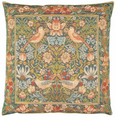 Strawberry Thief Tapestry Cushion - 46x46cm (18"x18")