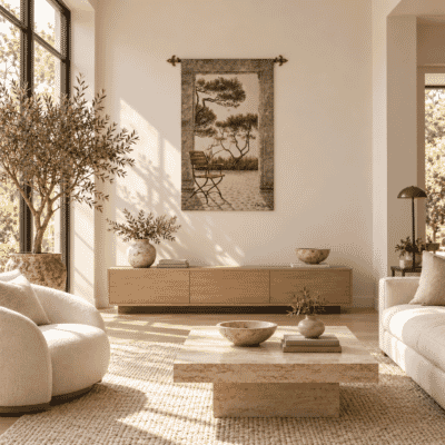 Lazy Afternoon Loom Woven Tapestry - 142 x 94 cm (4'8" x 3'2") - Requires Rod Size 2 - Last piece remaining!