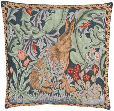 Morris Hare Left Tapestry Cushion - 46x46cm (18"x18")