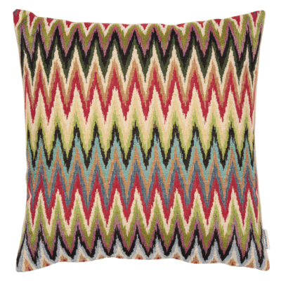 Zigzag Summer Woven Cushion - 42x42cm (17"x17")
