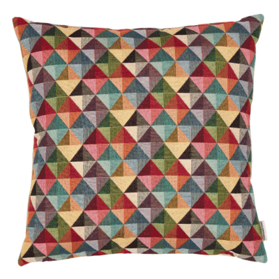 Geometric Diamonds Woven Cushion - 42x42cm (17"x17")