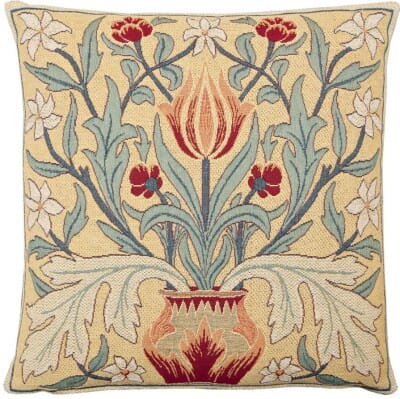 Morris Tulip Tapestry Cushion - 46x46cm (18"x18")
