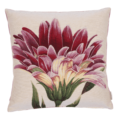 Daisy Pink Woven Cushion - 42x42cm (17"x17")