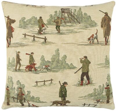 The Country Shoot Tapestry Cushion - 46x46cm (18"x18")