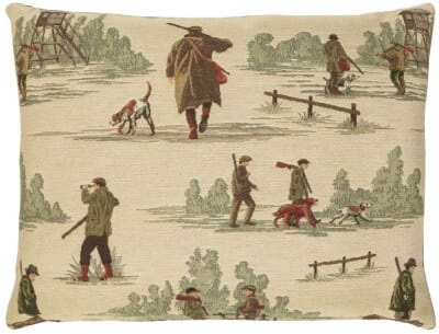 The Country Shoot Cushion with Feather Filler - 33x46cm (13"x18")