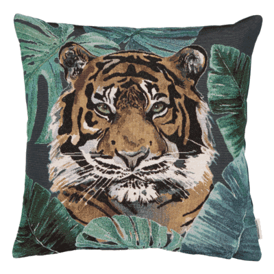 Majestic Tiger Woven Cushion - 42x42cm (17"x17")