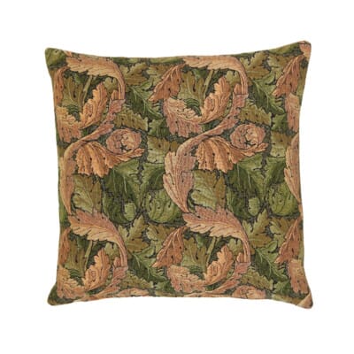 Acanthus Leaf Gold Tapestry Cushion - 55x55cm (22"x22")