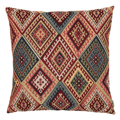 Tapestry Kilim Woven Cushion with Fibre Filler - 55x55cm (22"x22")