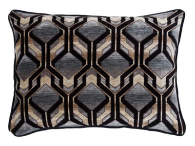 Art Deco Large Oblong Cushion with Feather Filler - 50x66cm (20"x26")