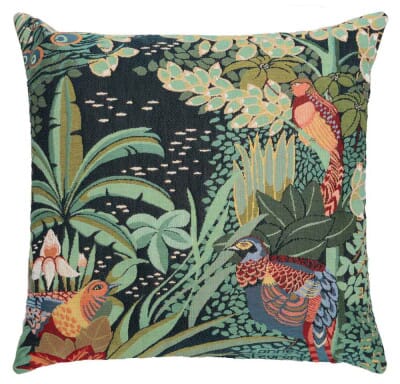 Jungle Birds I Regular Cushion with filler - 46x46cm (18"x18")