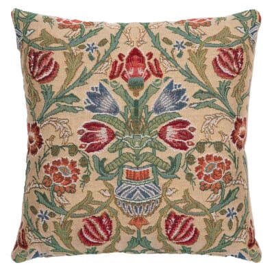 Morris Stems Cushion with Feather Filler - 33x33cm (13"x13")