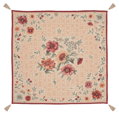 Flowers of the Field Tapestry Throw - 147 x 147cm (57" x 57")