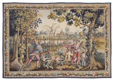 Chasse de Maximilien Antique Original Tapestry - 140 x 200 cm (4'8" x 6'7")