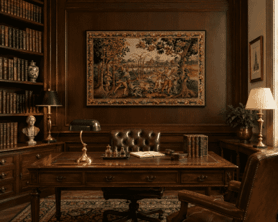 Chasse de Maximilien Antique Original Tapestry - 140 x 200 cm (4'8" x 6'7")