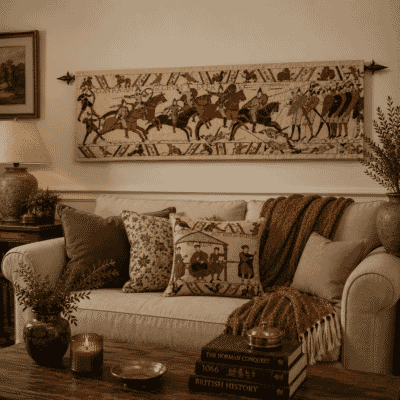 Bayeux - Battle of Hastings Loom Woven Tapestry - 2 Sizes Available