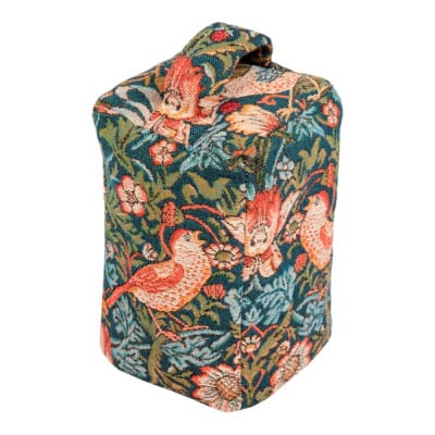 Strawberry Thief Blue Tapestry Doorstop