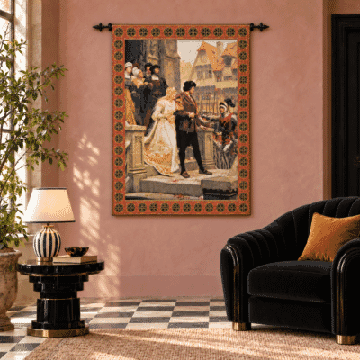 Call to Arms Loom Woven Tapestry - 140 x 100 cm (4'7" x 3'3") - Requires Rod Size 3 - Last Piece Remaining!