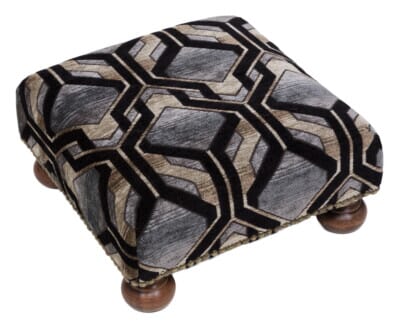 Art Deco Tapestry Footstool - Last Piece Remaining!