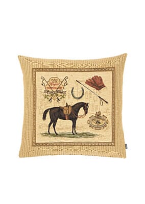 Royal Dressage Dark Tapestry Cushion - 46x46cm (18"x18")